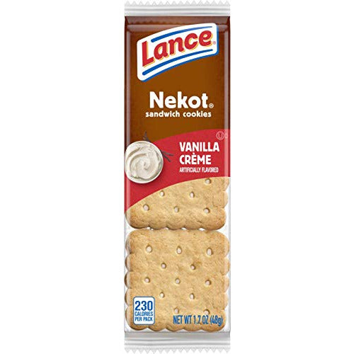 Lance Van-O Lunch Nekot Vanilla Creme Cookies 8 Count