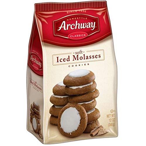 Archway Iced Molasses Cookies, 12 Ounce Bags (2 Pack)