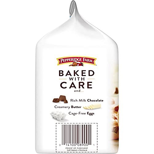 PACK OF 12 - Pepperidge Farm Soft Baked Montauk Milk Chocolate Cookies 8.6 oz. Bag