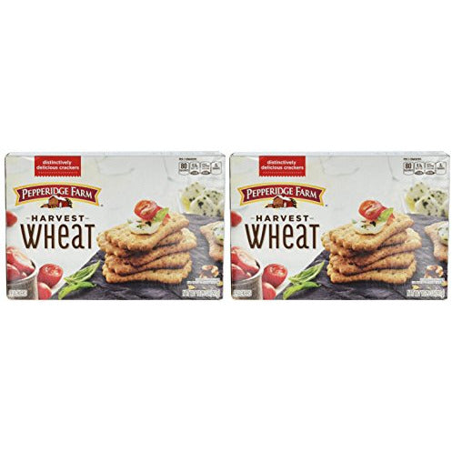 Pepperidge Farm Harvest Wheat Distinctive Crackers 10.25 oz (Pack of 2)