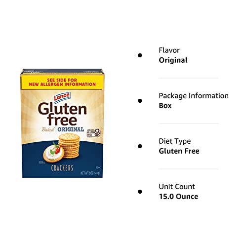 Lance Gluten Free Original Crackers 3 boxes