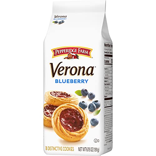 Pepperidge Farm Verona Blueberry Thumbprint Cookies, 6.75 oz. Bag