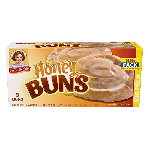 Little Debbie Honey Buns, (3 Big Pack Boxes)