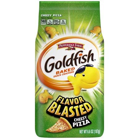 Pepperidge Farm Goldfish Flavor Blasted Xplosive Pizza Crackers, 6.6 oz. Bag of 2