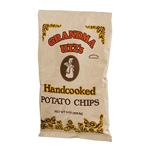 Grandma Utz's Handcooked Potato Chips 8 Oz (Pack of 6)