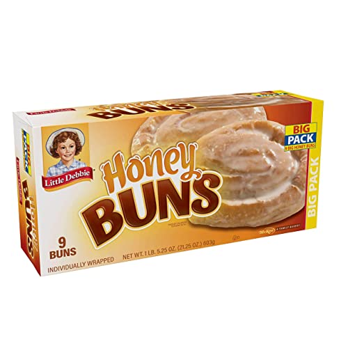 Little Debbie Honey Buns, (3 Big Pack Boxes)