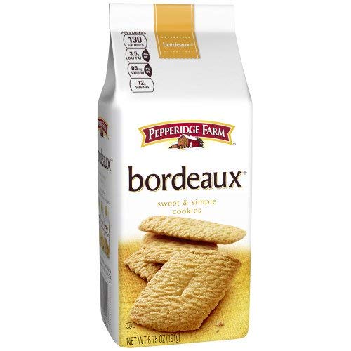 Pepperidge Farm, Bordeaux Cookies, 6.75oz Bag (Pack of 4)