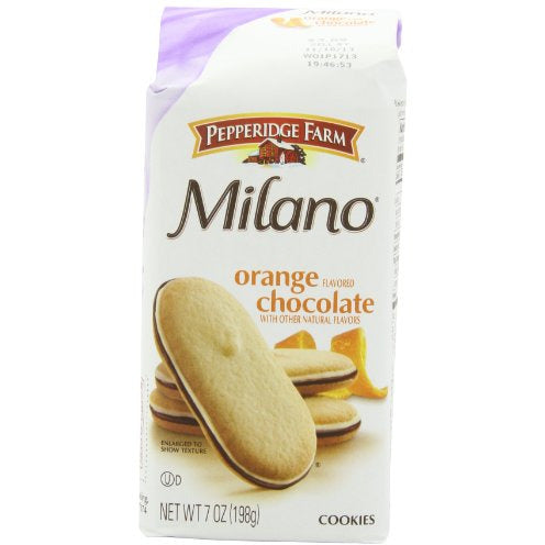 Pepperidge Farm Orange Milano Cookies, 7-Ounce (Pack of 4)