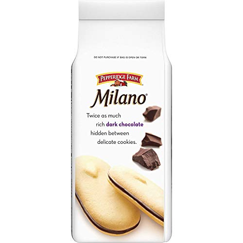 Pepperidge Farm Milano Double Dark Chocolate Cookies Pack of 4