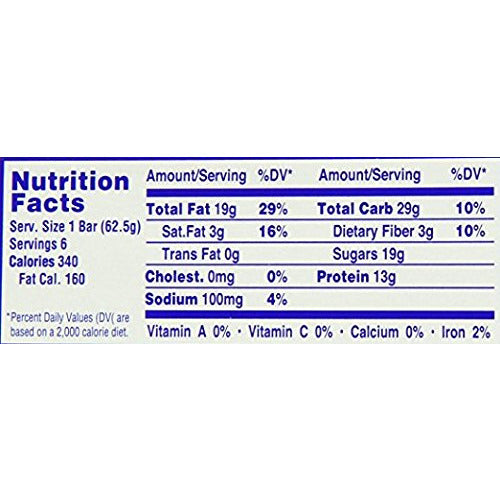 Lance, Peanut Bars, 6 - 2.2oz Packages, 13.2oz Total Per Tray (Pack of 12)