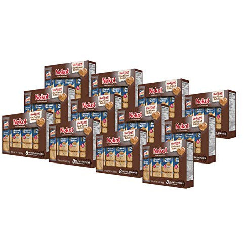 Lance Nekot Sandwich Cookies, Peanut Butter, 8 Ct, (Pack of 12)