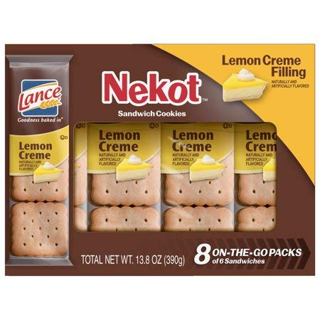 Expect More Lance Nekot Lemon Creme Sandwich Cookies, 6 pk. / 48 Ct