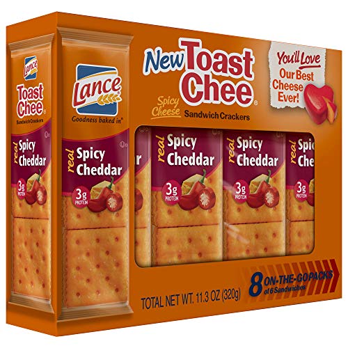 Lance Toast Chee Spicy Cheddar Sandwich Crackers (4 pack)