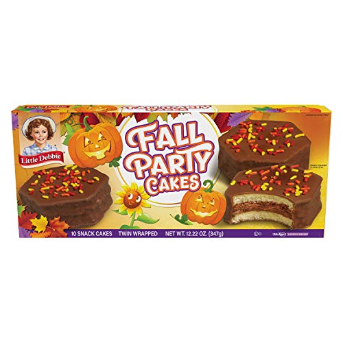 Little Debbie Fall Party Cakes (Chocolate), 6 Boxes, 30 Twin Wrapped Cakes