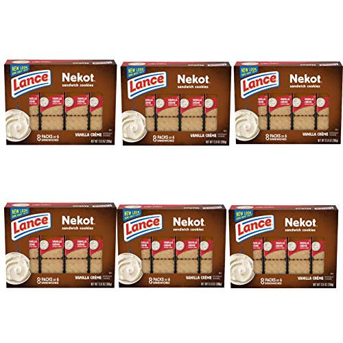 Expect More Lance Nekot Van-O-Lunch Vanilla Creme Sandwich Cookies, 6 pk. / 48 Ct