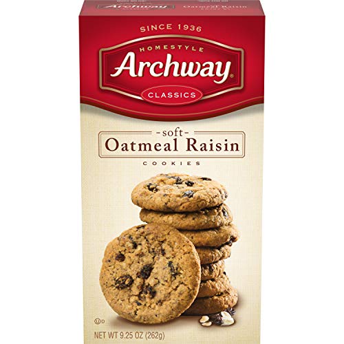 Archway Home Style Cookies, Oatmeal Raisin, 9.25oz, (2 Pack)