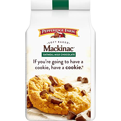 Pepperidge Farm Mackinac Soft Baked Oatmeal Milk Chocolate Cookies, 8.6 oz. Bag