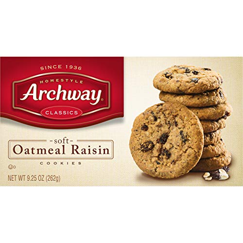 Archway Home Style Cookies, Oatmeal Raisin, 9.25oz, (2 Pack)