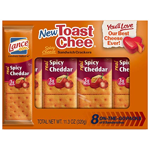 Lance Toast Chee Spicy Cheddar Sandwich Crackers (4 pack)