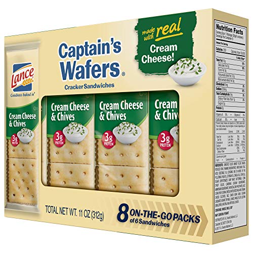 Lance Captain's Wafers Cream Cheese & Chives Crackers (40 ct.)