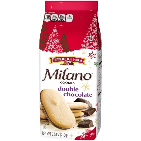 PACK OF 14 - Pepperidge Farm Milano Double Chocolate Cookies, 7.5 oz