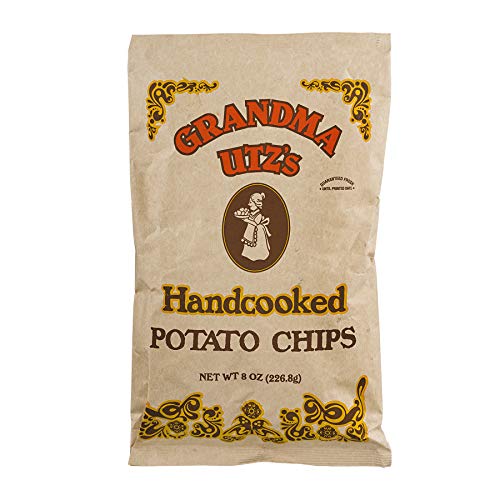 Grandma Utz's Handcooked Potato Chips 8 Oz (Pack of 6)