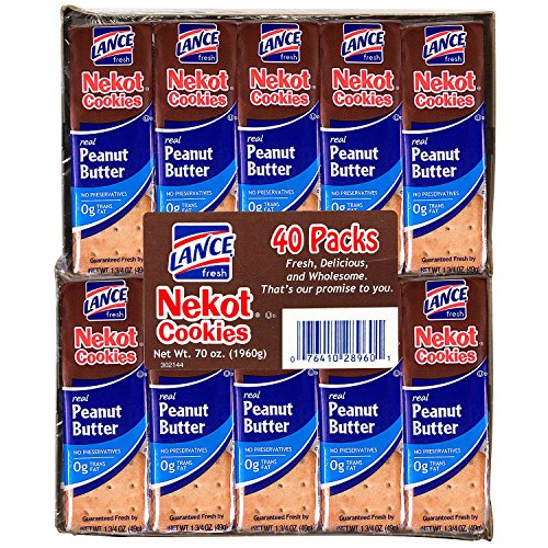 Lance Nekot Peanut Butter Cookies (40 ct.) (pack of 6)